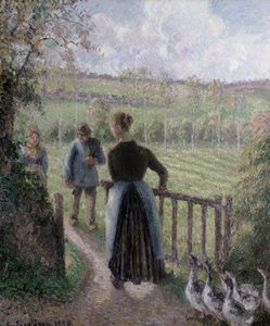 La mujer con los gansos, 1895